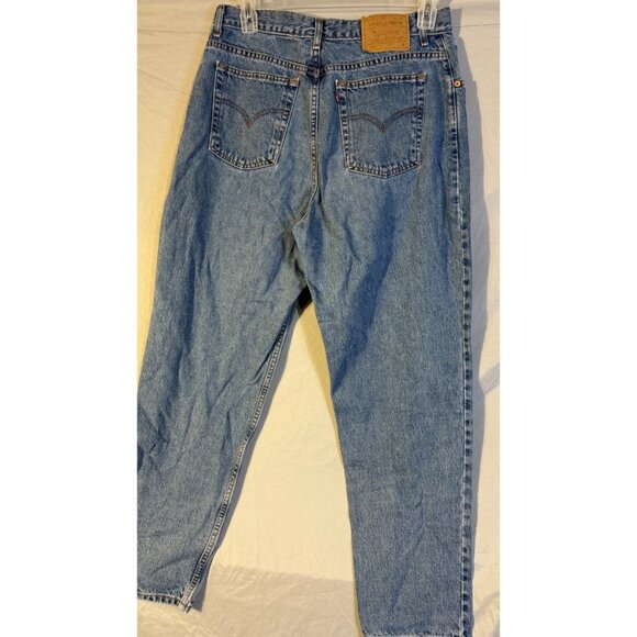 Levi's Womens Classic 550 Jeans Light Wash Size 16M 16 Relaxed Fit Tapered Leg - Picture 1 of 3